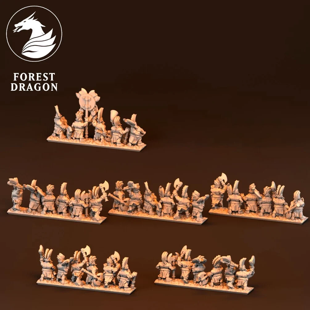 Dwarf Berserkers (6 strips) Dwarf Berserkers (6 strips)