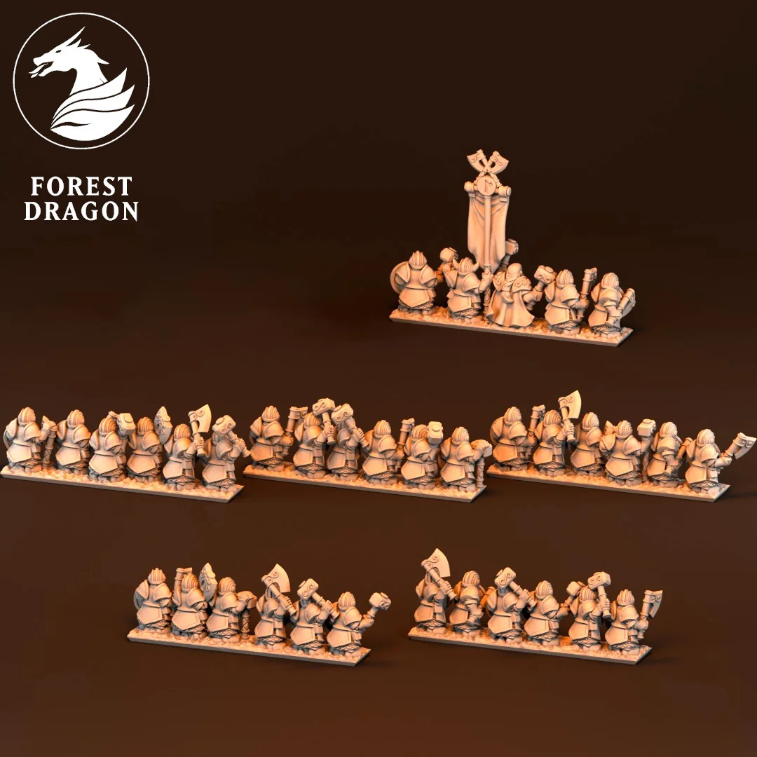 Dwarf Elite Warriors (6 strips) Dwarf Elite Warriors (6 strips)